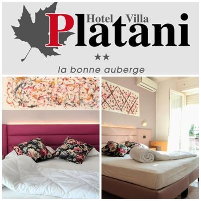 Hotel Villa Platani Riccione Exteriör bild
