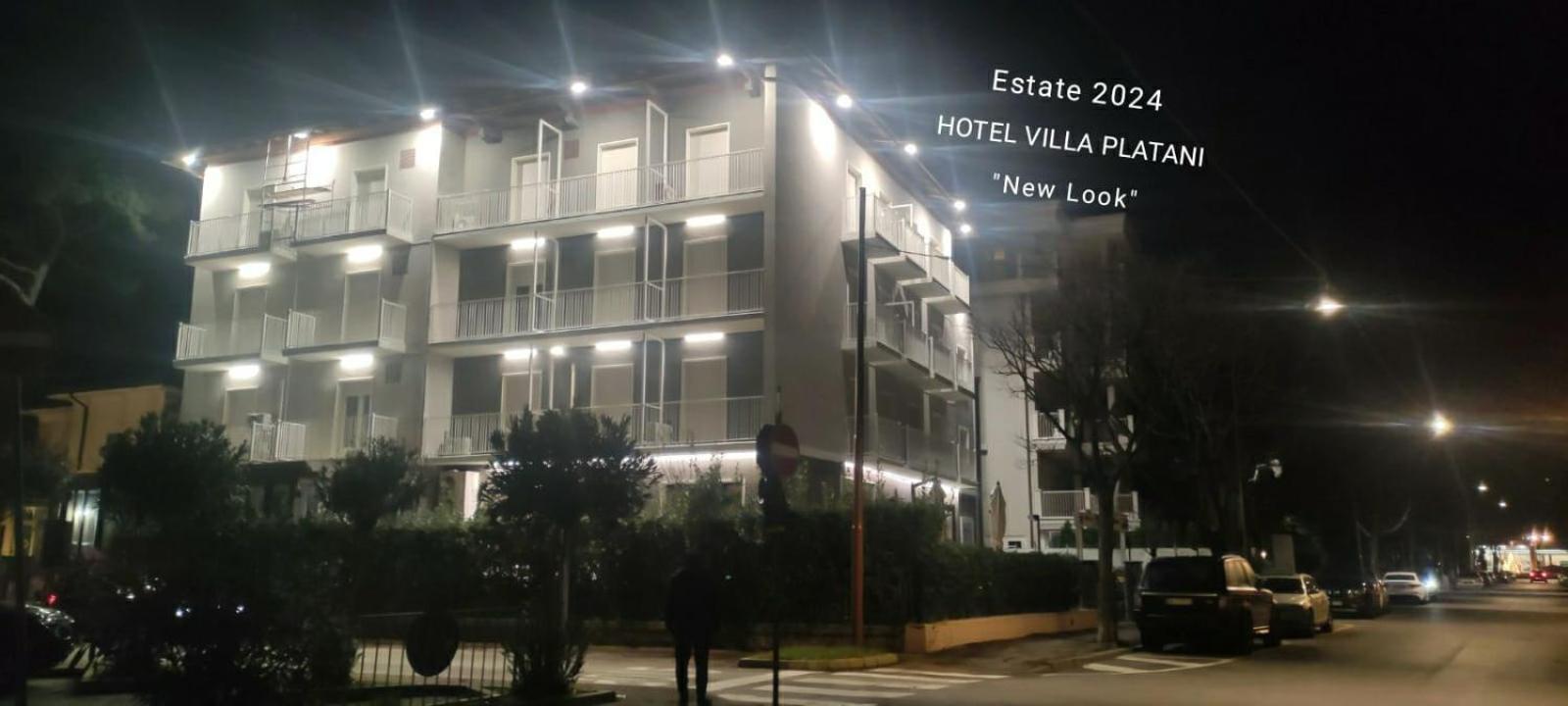 Hotel Villa Platani Riccione Exteriör bild